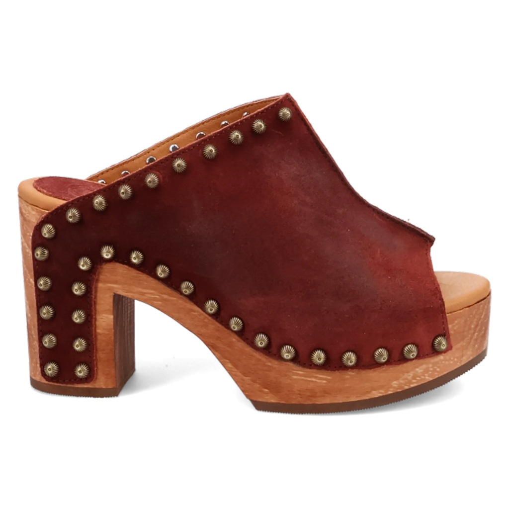 Dingo Echo - Sandales compensées en bois pour femme