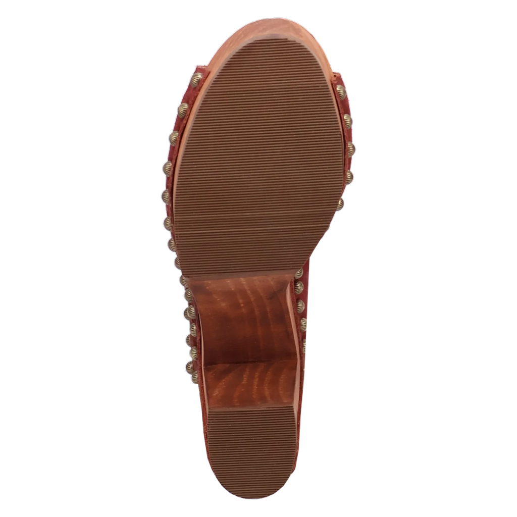 Dingo Echo - Sandales compensées en bois pour femme