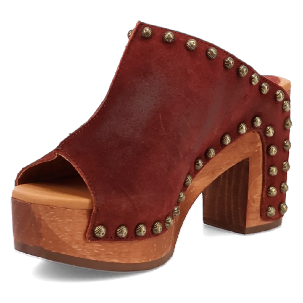 Dingo Echo - Sandales compensées en bois pour femme