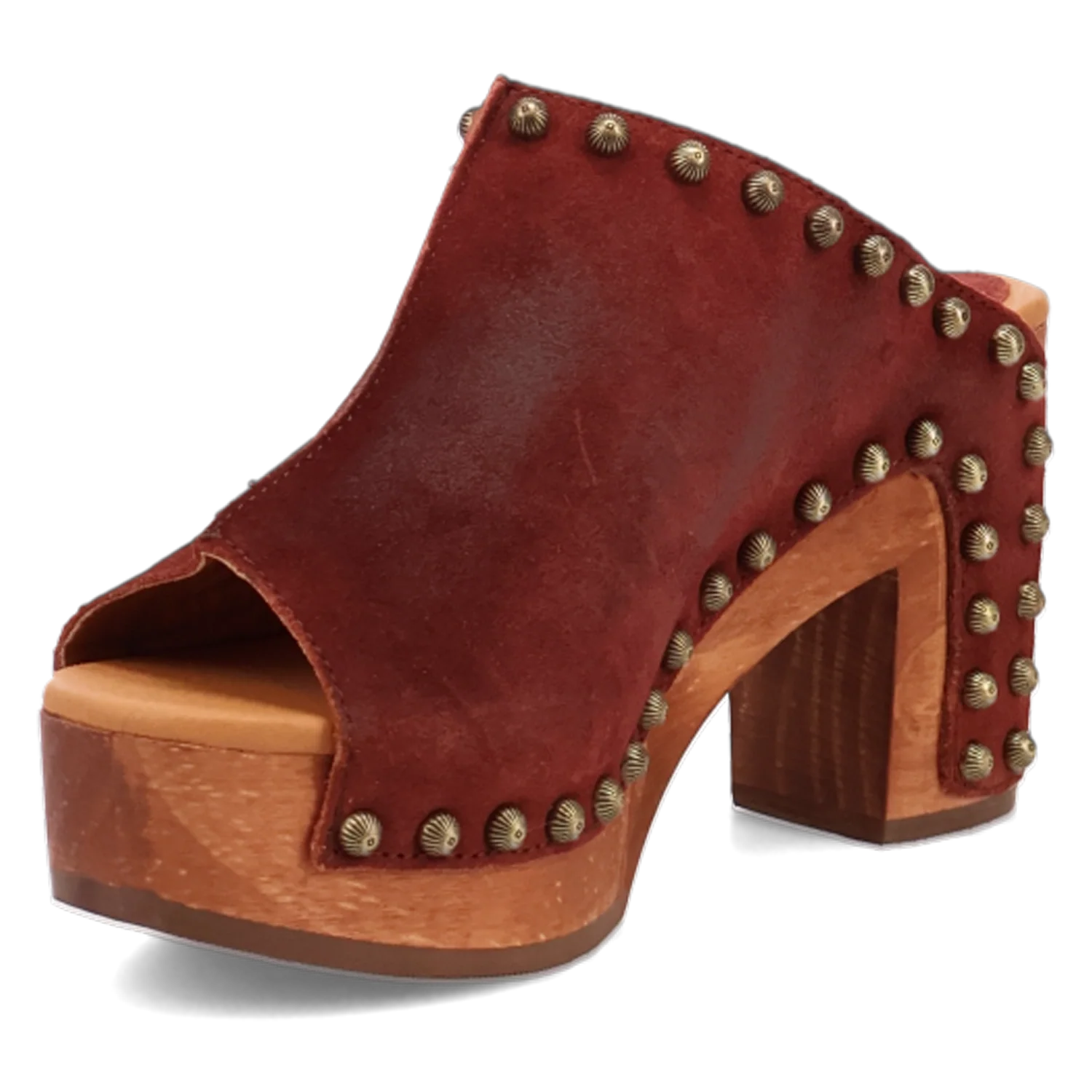 Dingo Echo - Sandales compensées en bois pour femme