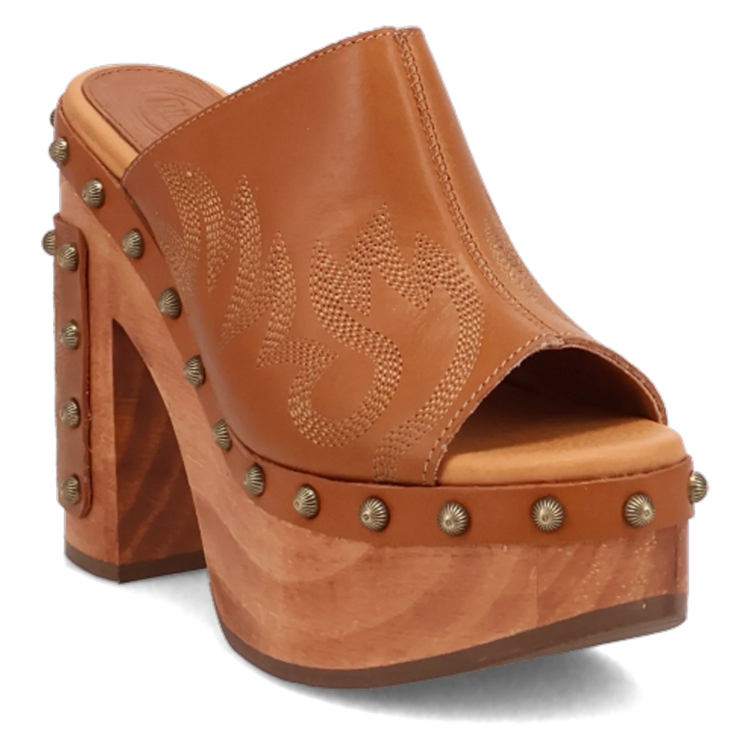 Dingo Free Spirit - Sandales compensées en bois pour femmes