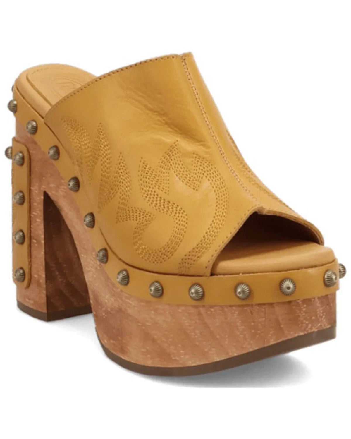 Dingo Free Spirit - Sandales compensées en bois pour femmes