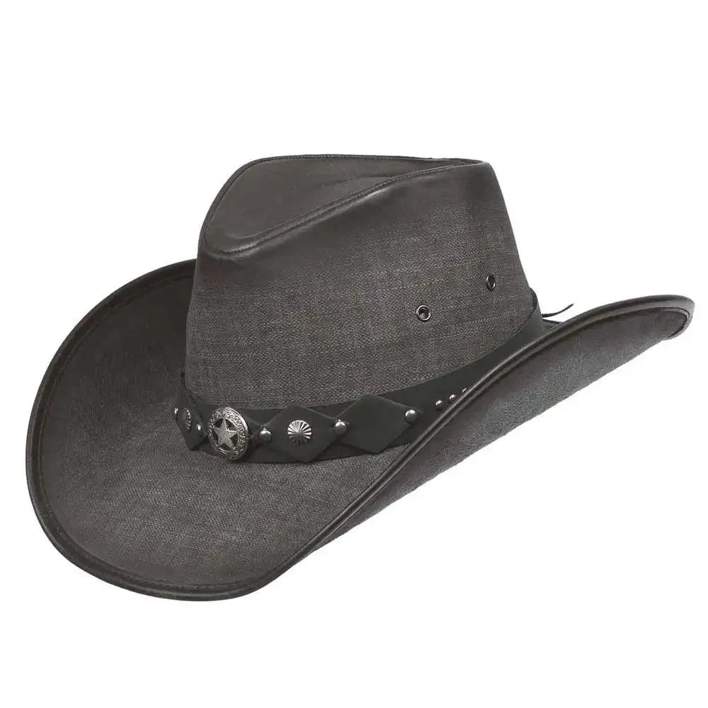 Chapeau de Cowboy en Similicuir Lawman de Deadwood Trading