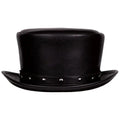 Deadwood Trading Brimstone - Chapeau haut-de-forme steampunk Deadman en similicuir