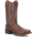 Bottes de cowboy en cuir d'autruche Dan Post Alamosa (chocolat/brun) pour hommes