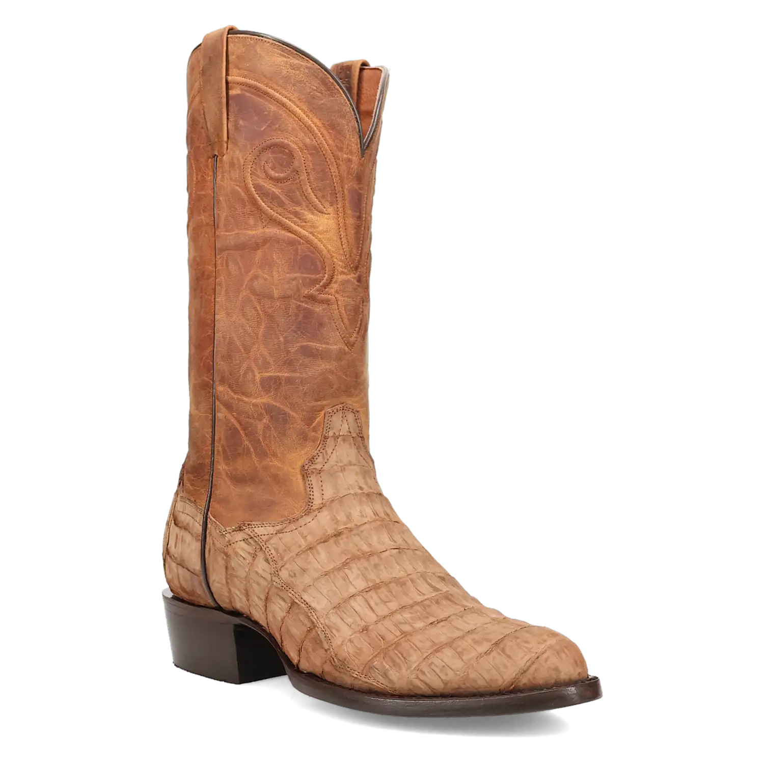 Dan Post Makara - Bottes de cowboy pour hommes en peau de caïman