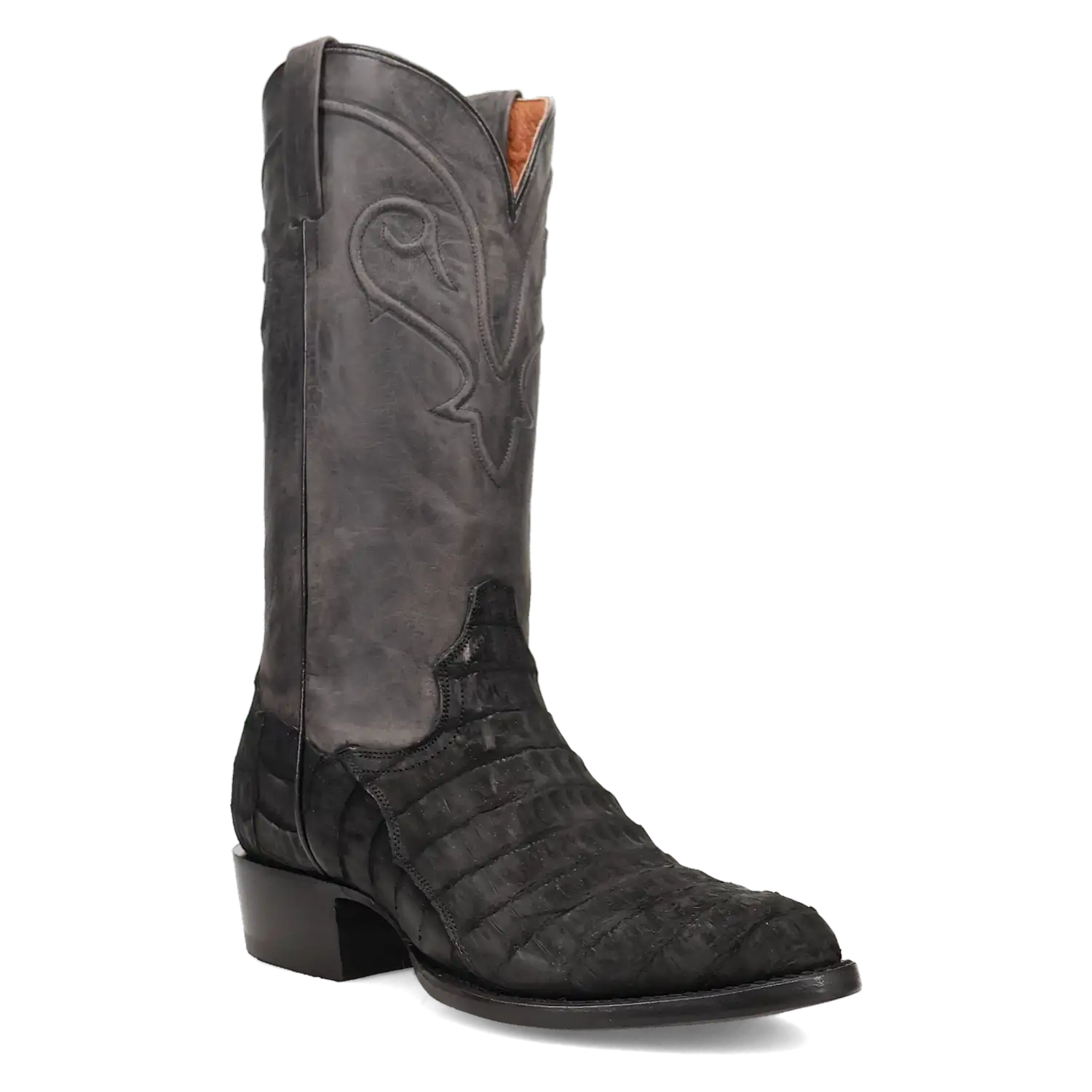 Dan Post Makara - Bottes de cowboy pour hommes en peau de caïman