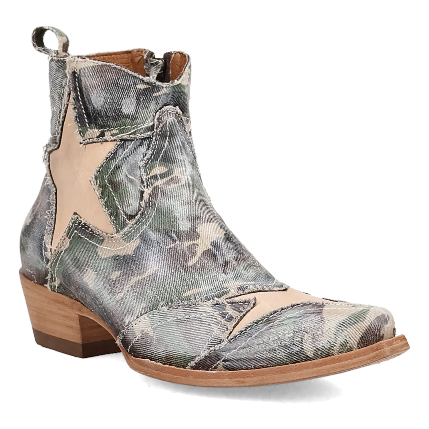 Dan Post Stardust - Women's Denim Cowgirl Booties