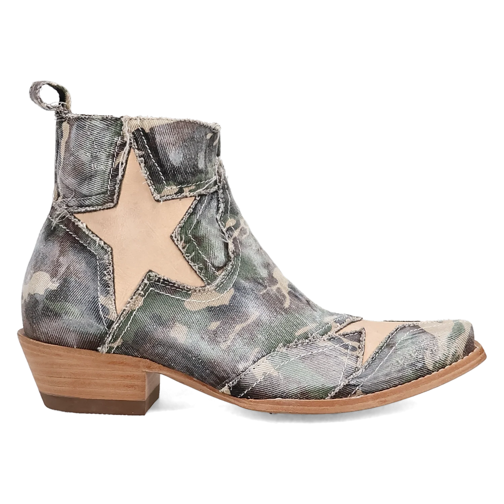 Dan Post Stardust - Bottines cowgirl en jean pour femme