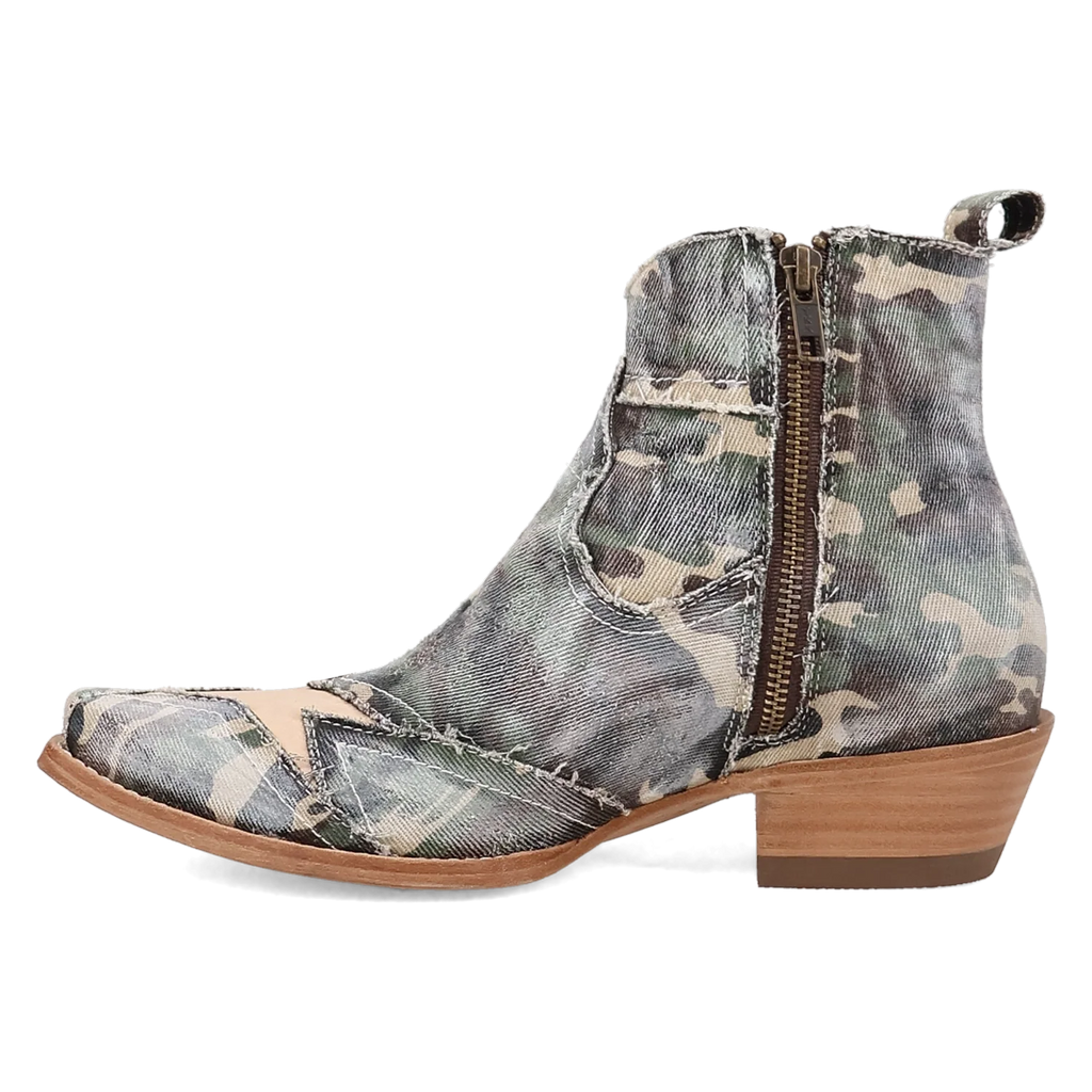 Dan Post Stardust - Bottines cowgirl en jean pour femme