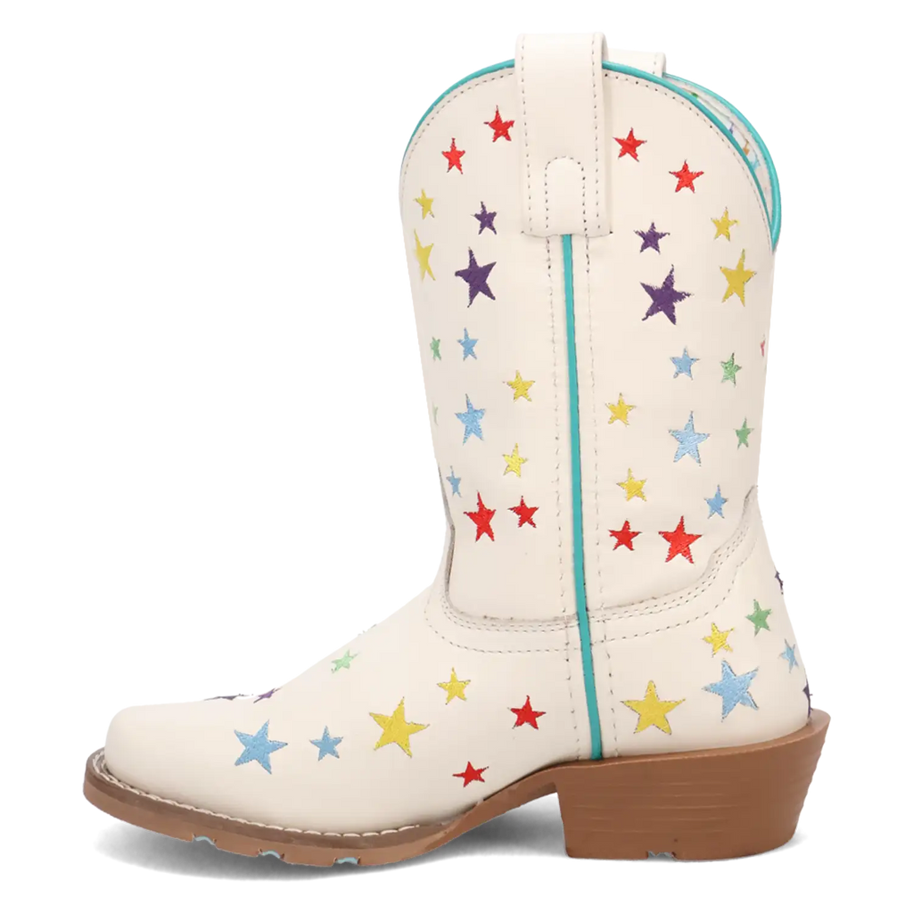 Dan Post Starlett - Bottes de cow-girl en cuir pour petites et grandes filles