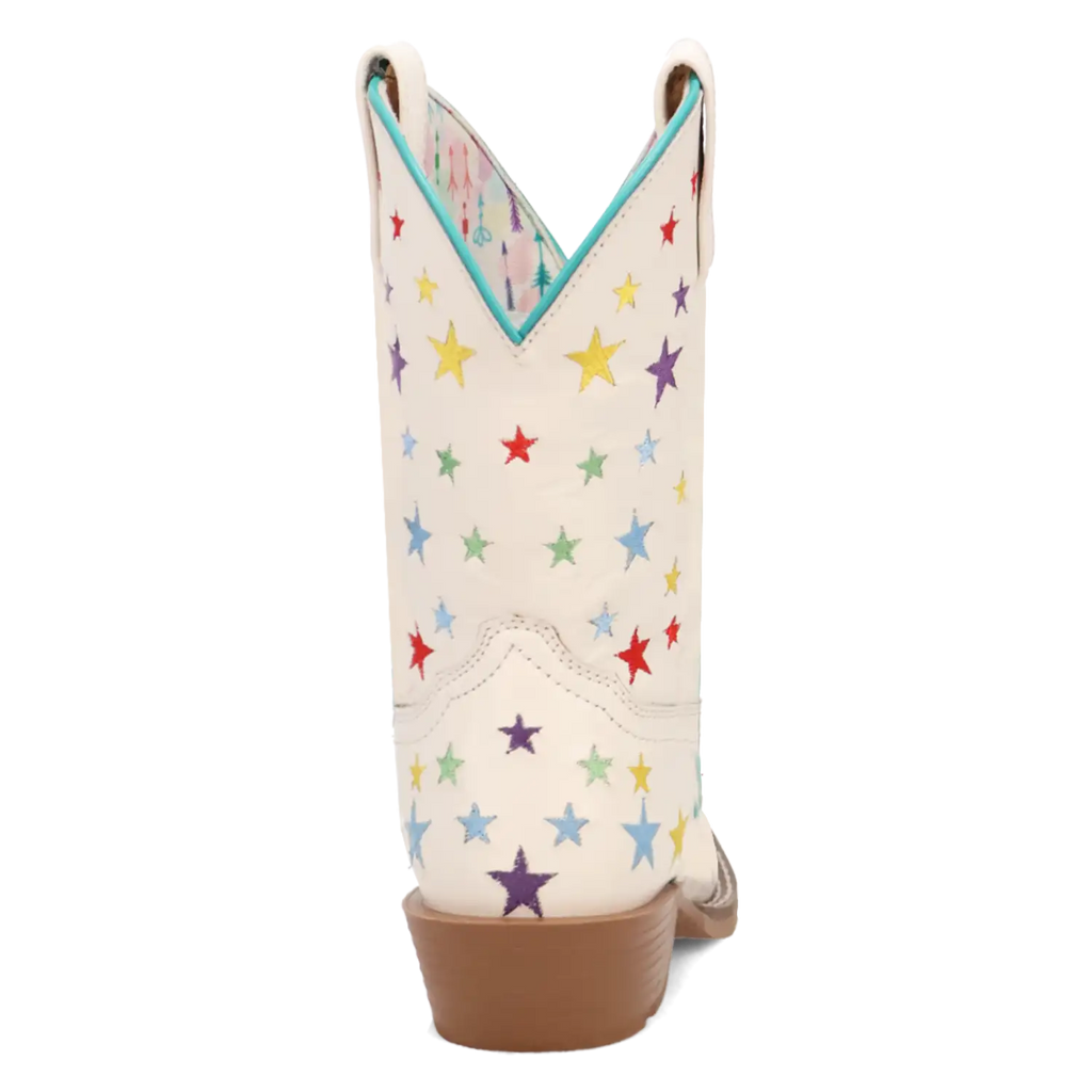 Dan Post Starlett - Bottes de cow-girl en cuir pour petites et grandes filles