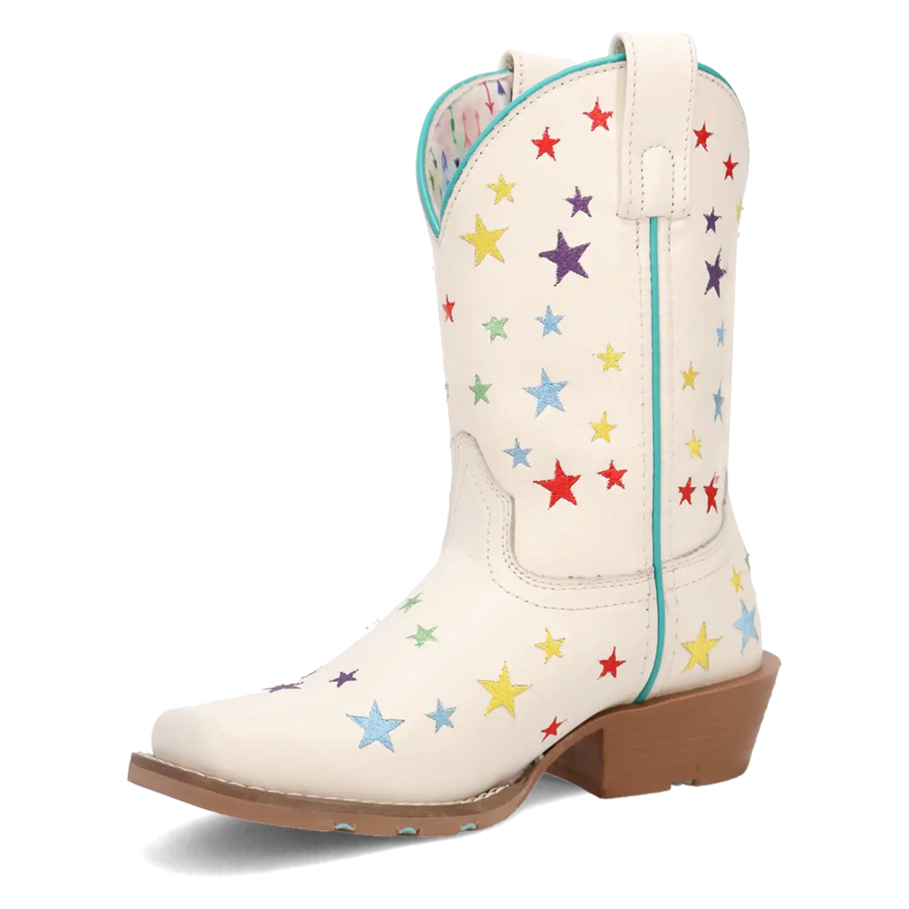 Dan Post Starlett - Bottes de cow-girl en cuir pour petites et grandes filles