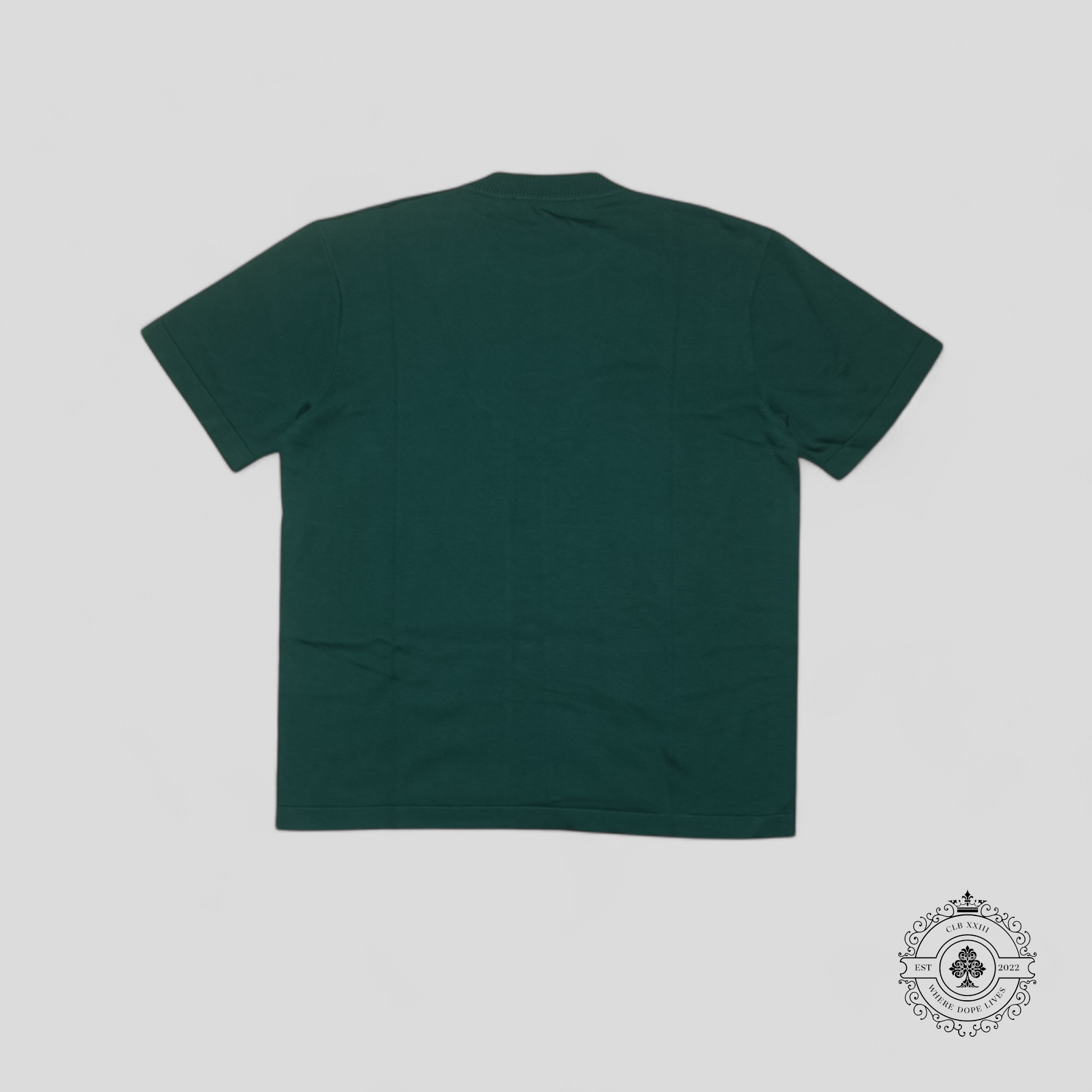 Tricot ras-du-cou à manches courtes Louis Vuitton Signature en Vert