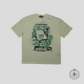 T-shirt Louis Vuitton Pont Neuf Intarsia Blanc/Vert/Bleu