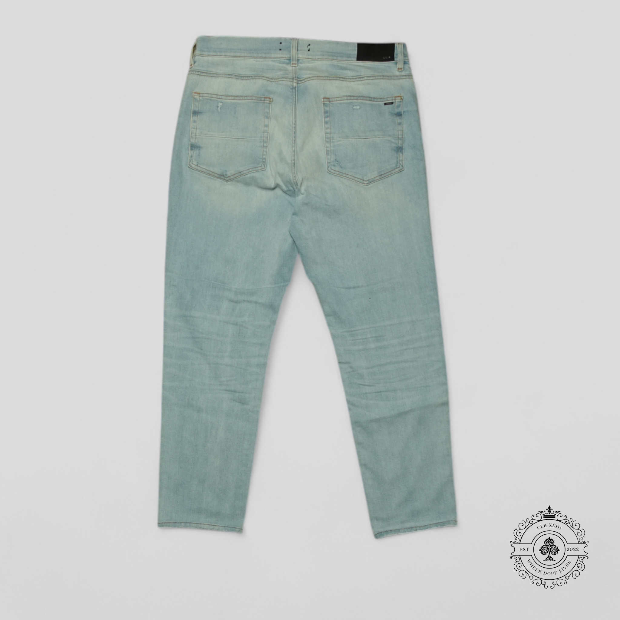 Jeans Amiri délavés et déchirés