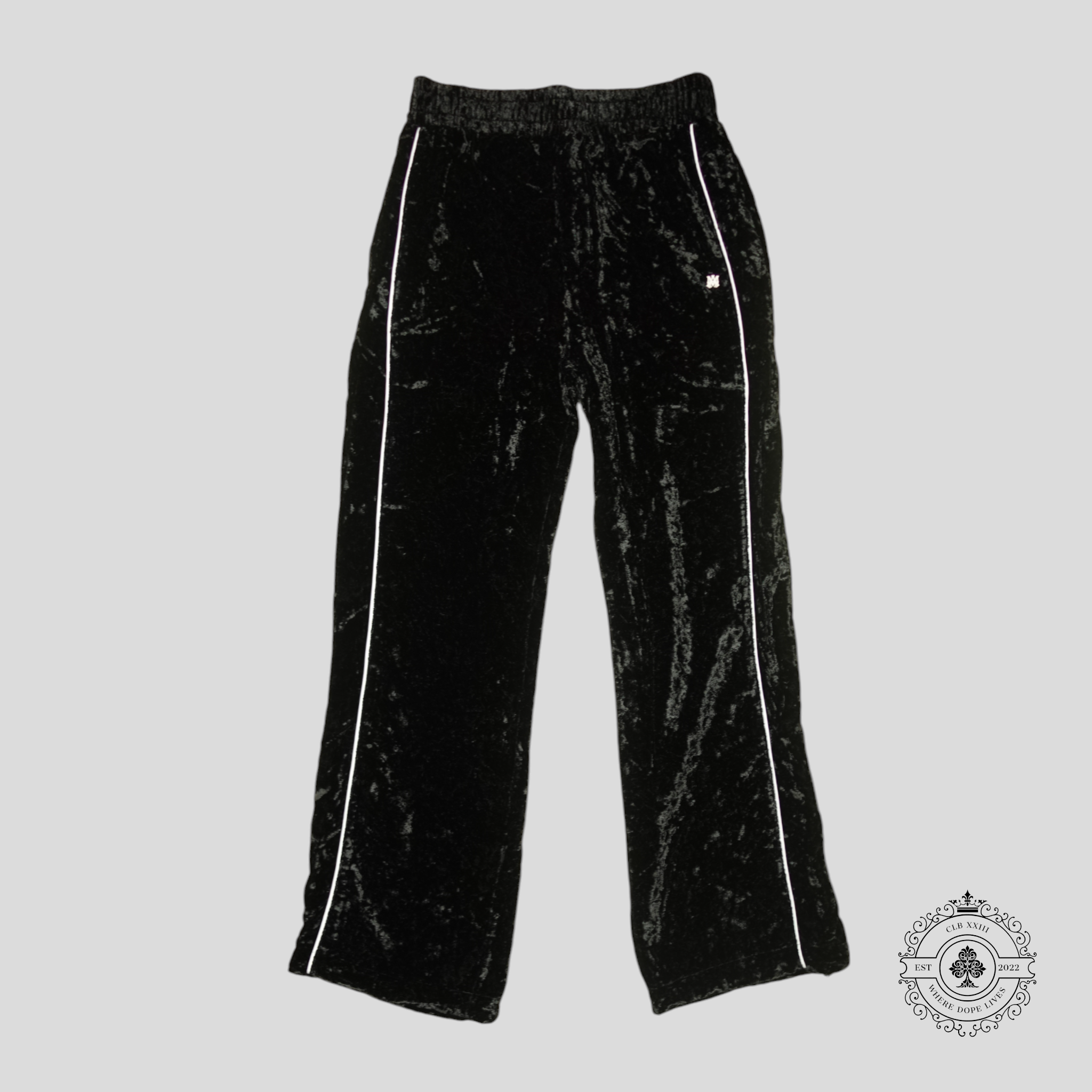 Pantalon de survêtement Amiri en velours écrasé noir