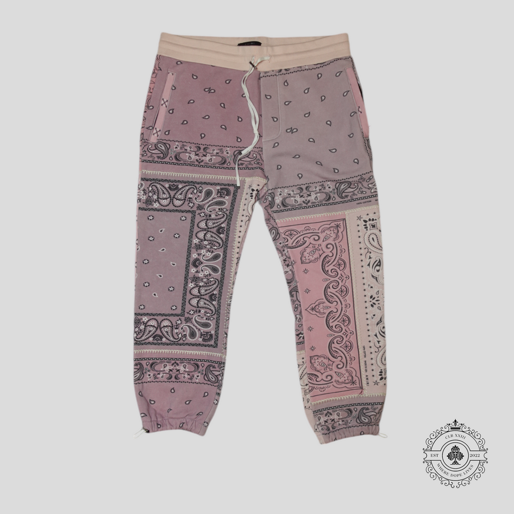 Jogging Amiri Bandana Reconstruct rose/corail