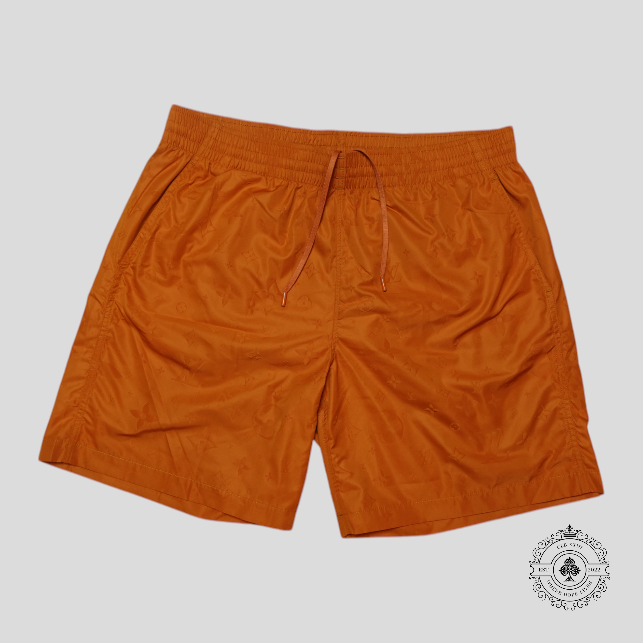 Short de bain Louis Vuitton LVSE Signature orange brûlé