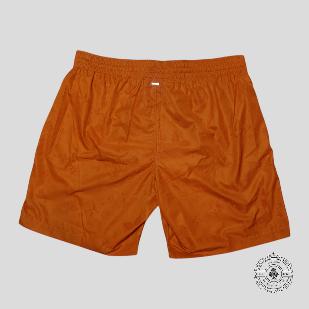 Short de bain Louis Vuitton LVSE Signature orange brûlé
