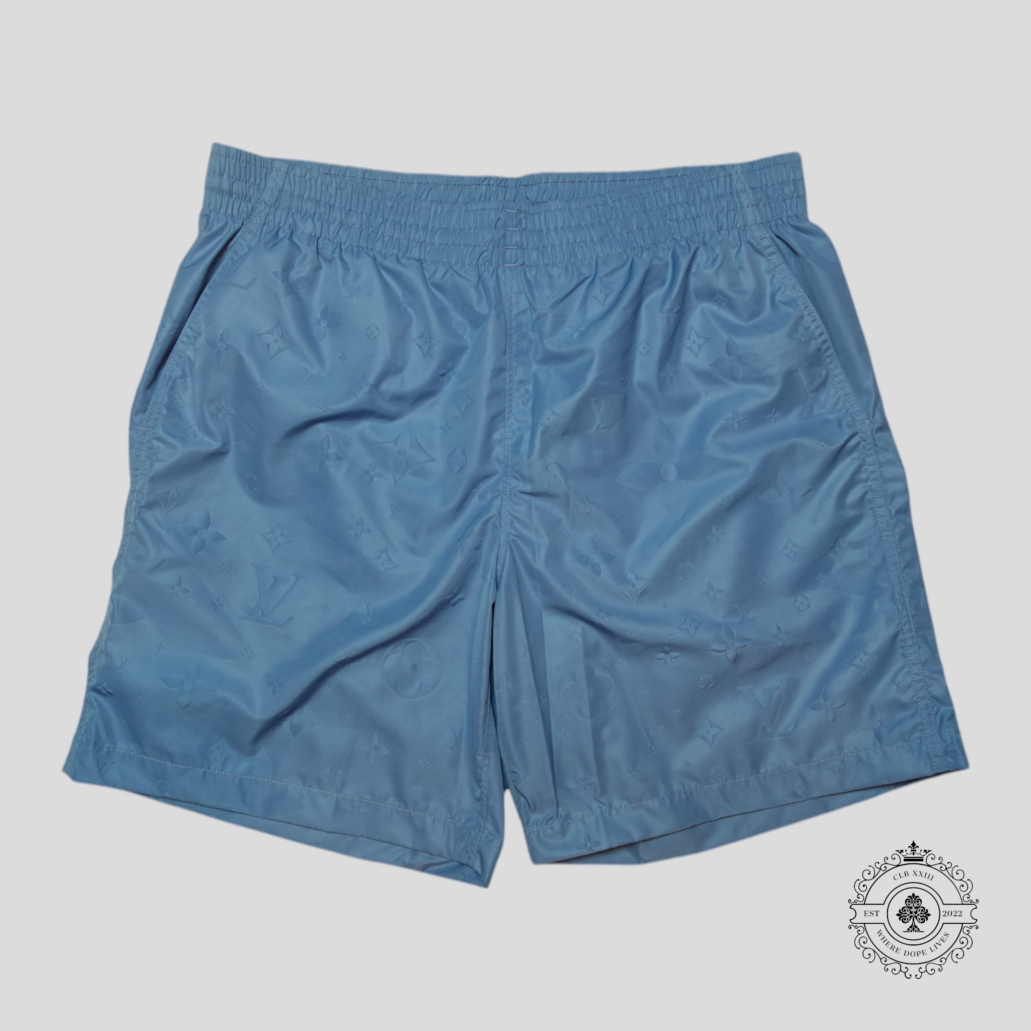 Louis Vuitton LVSE Signature Short de bain imprimé bleu