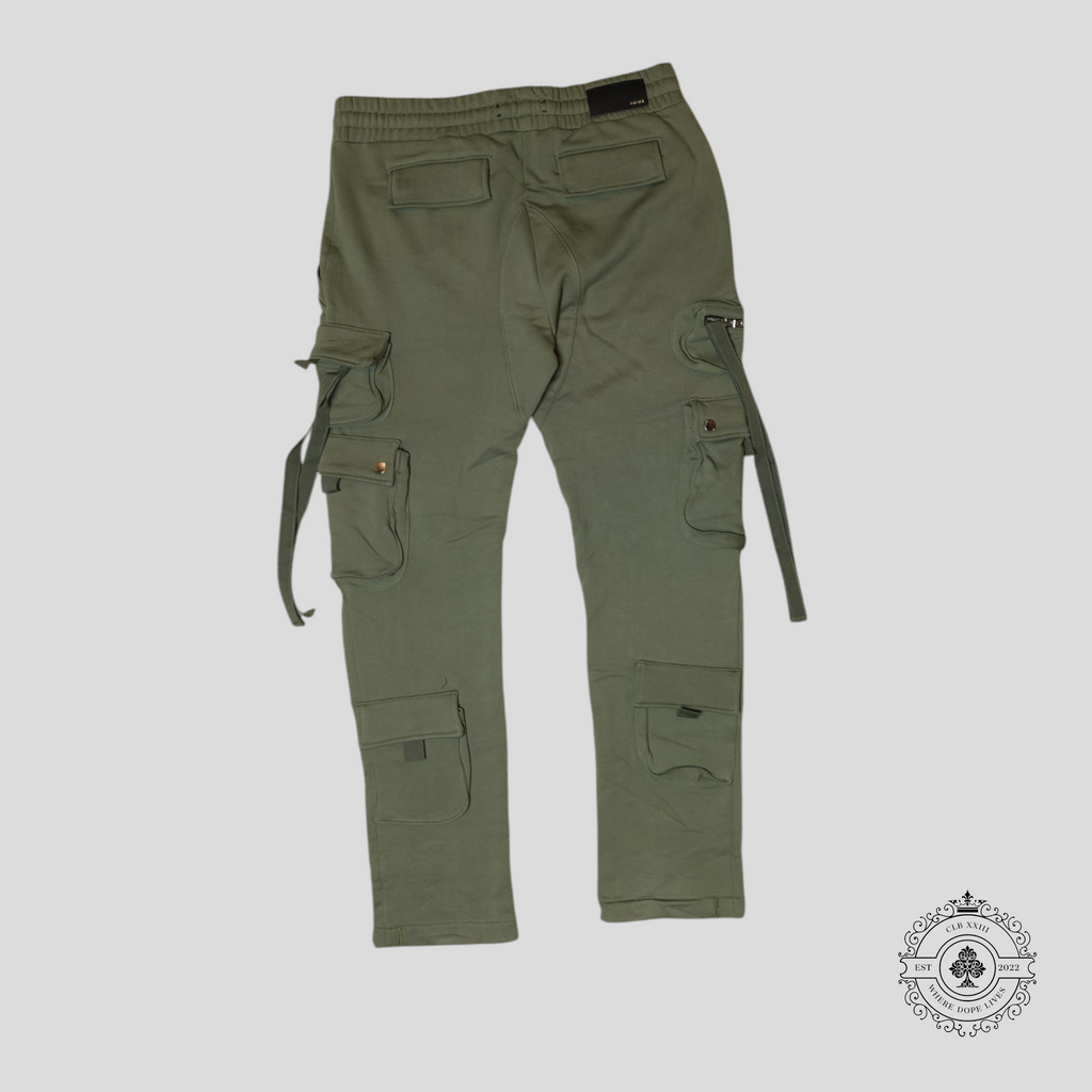 Pantalon de survêtement cargo fuselé Amiri vert
