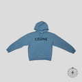 Sweat à capuche Celine Homme avec logo bleu