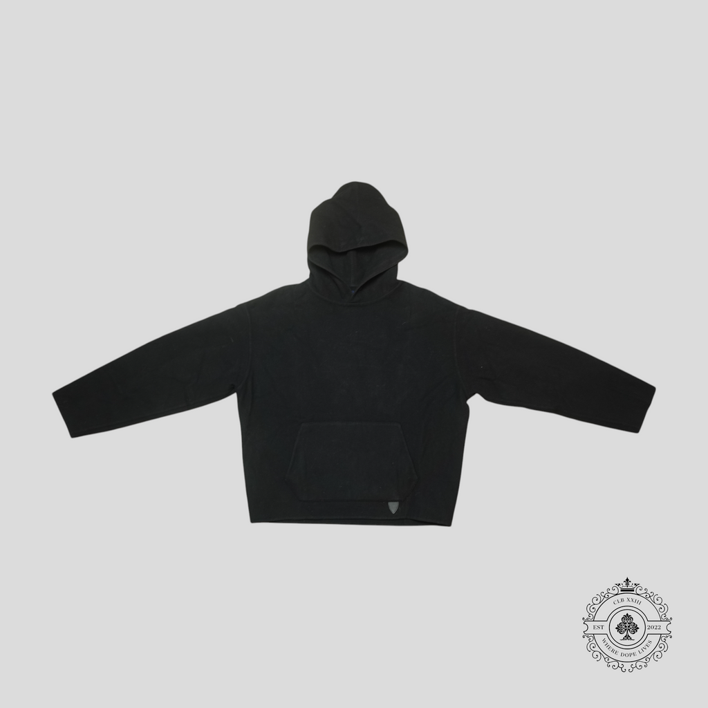Sweat à capuche Louis Vuitton en laine et cachemire mélangés noir