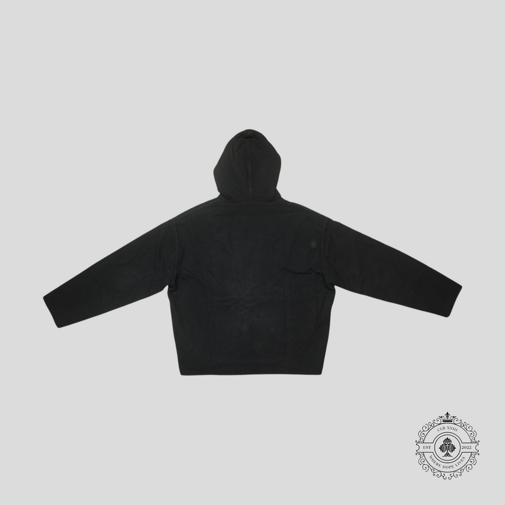 Sweat à capuche Louis Vuitton en laine et cachemire mélangés noir