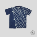 T-shirt en maille à manches courtes Louis Vuitton Monogram Fishnet bleu