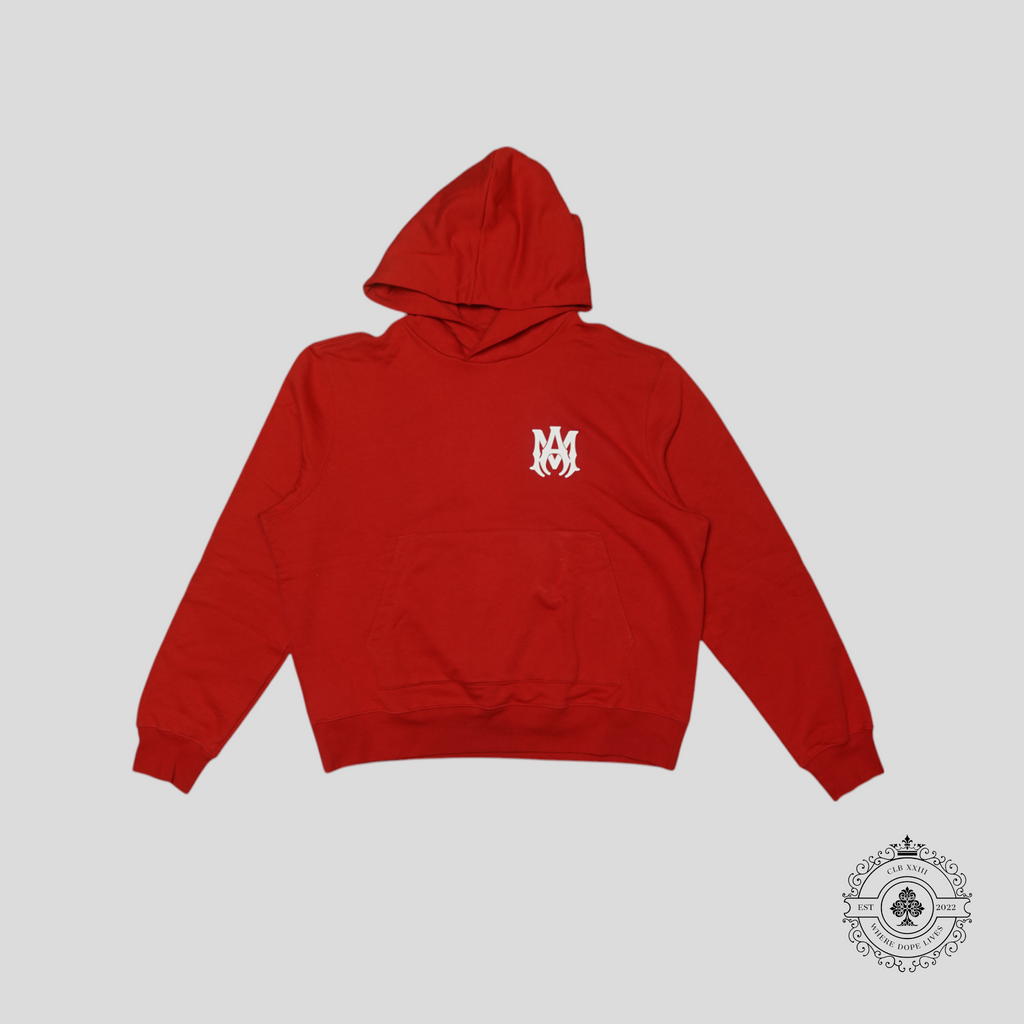 Sweat à capuche Amiri MA Logo rouge