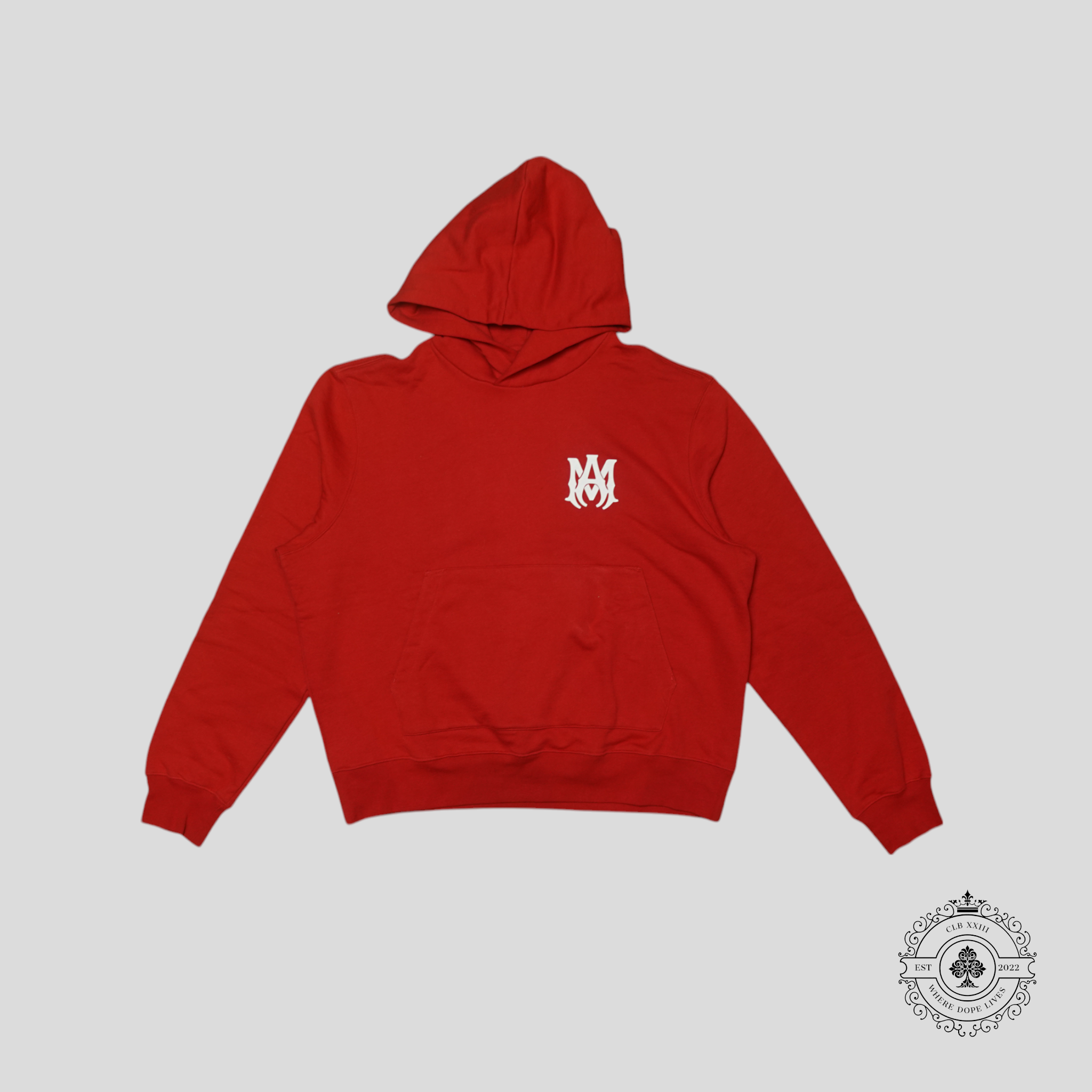 Sweat à capuche Amiri MA Logo rouge
