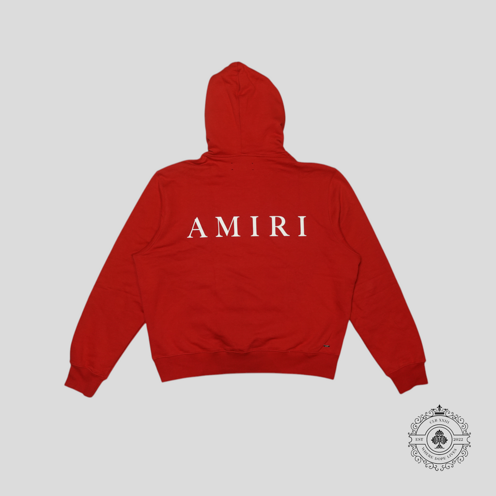 Sweat à capuche Amiri MA Logo rouge