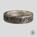 Chrome Hearts Bague CH Forever en argent