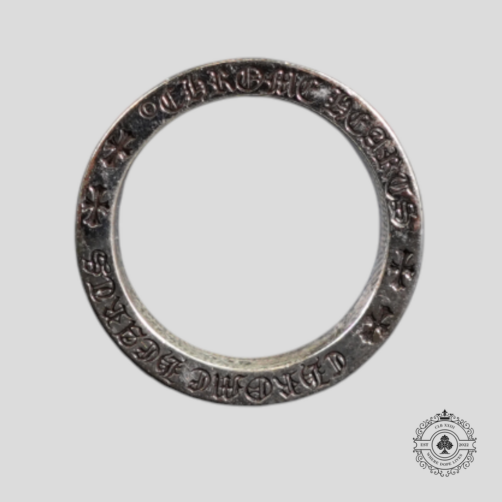 Chrome Hearts Bague CH Forever en argent