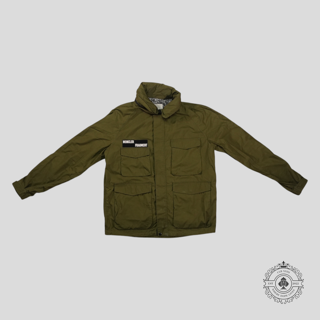 Veste de terrain Moncler Fragment Logo verte