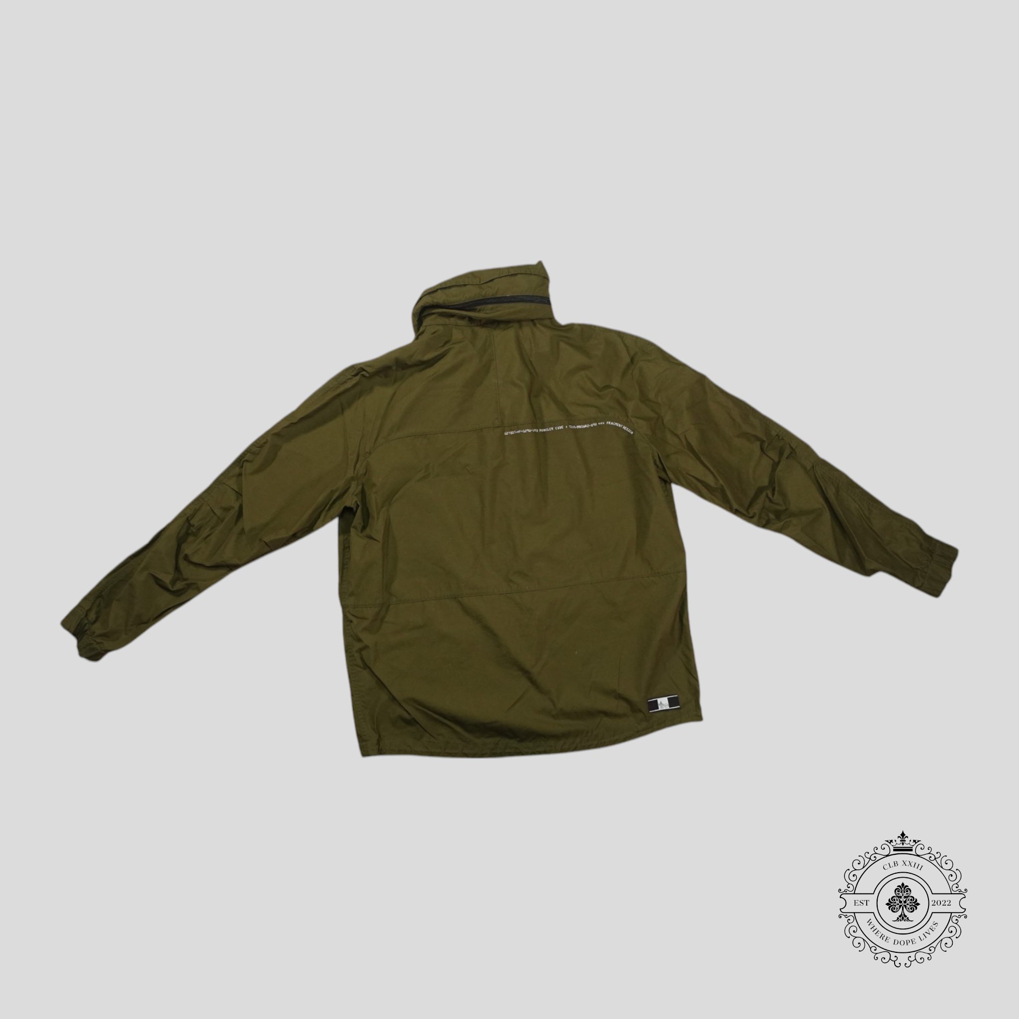 Veste de terrain Moncler Fragment Logo verte
