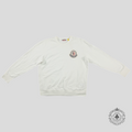 Moncler - Col Ras du Cou avec Logo Appliqué - Blanc