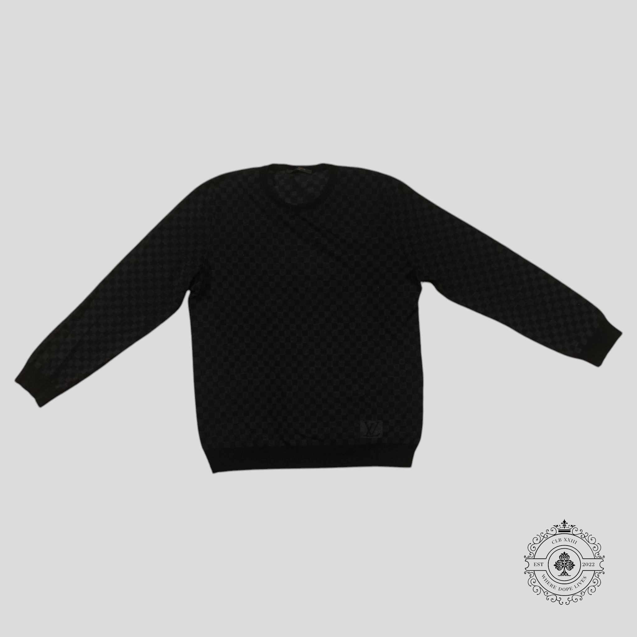 Pull Damier Louis Vuitton gris