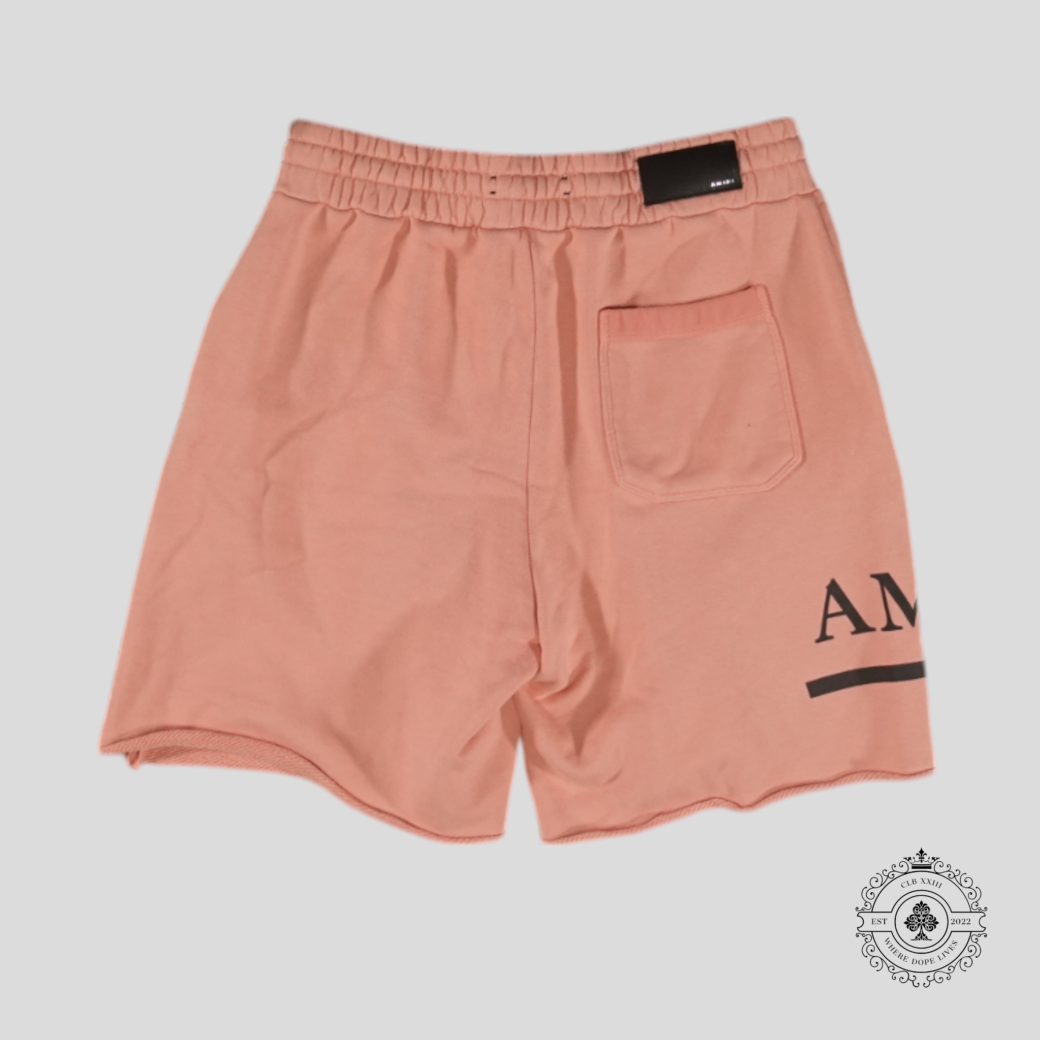 Short de jogging Amiri MA Bar rose pêche