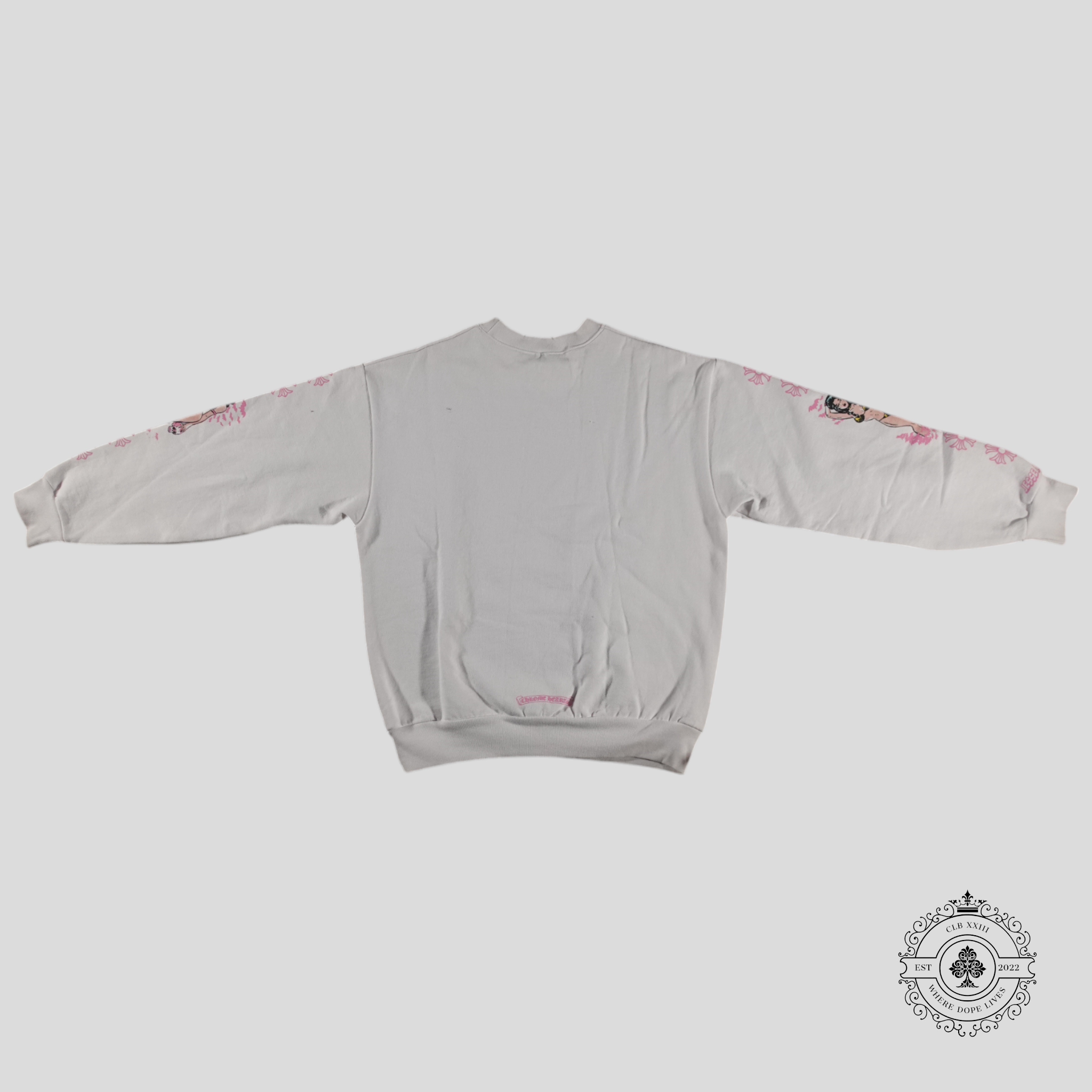 Chrome Hearts Deadly Doll Crewneck Blanc/Rose