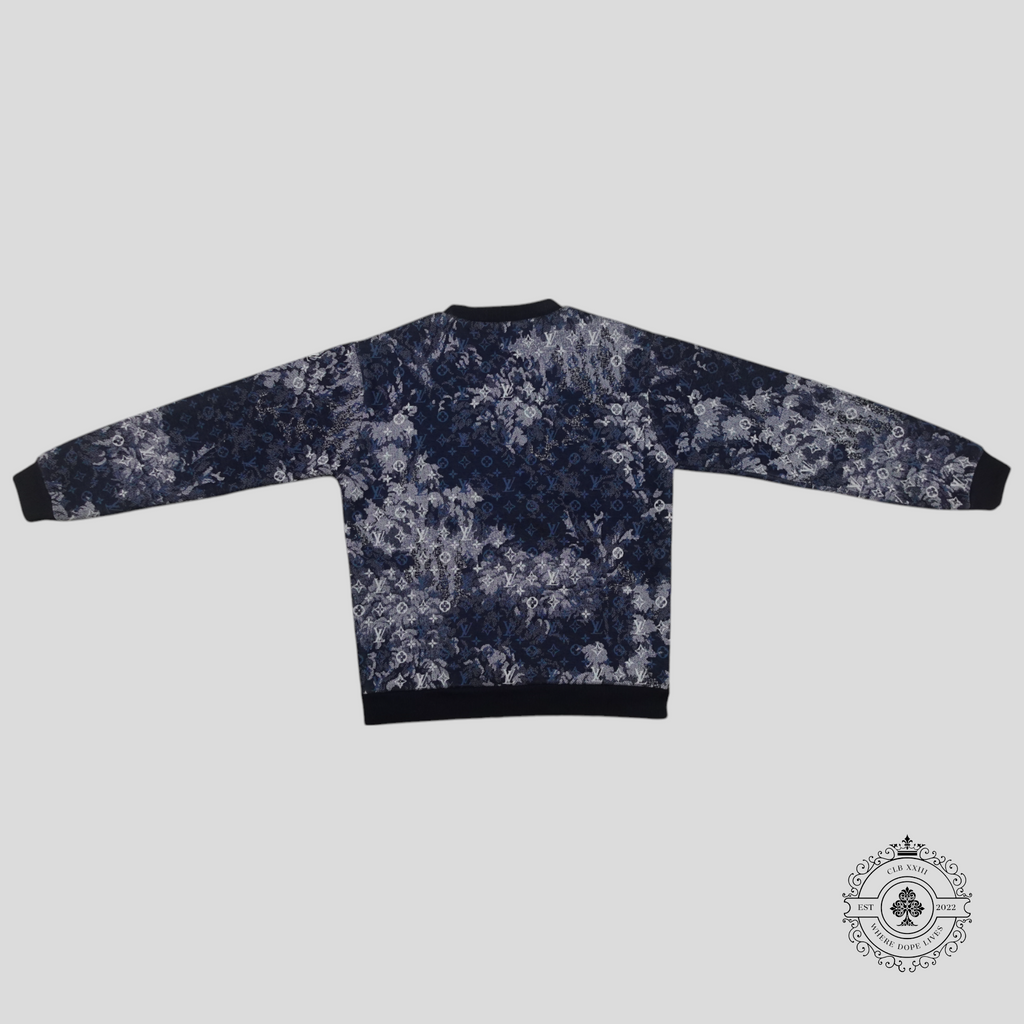 Sweatshirt Monogram Tapisserie de Louis Vuitton bleu