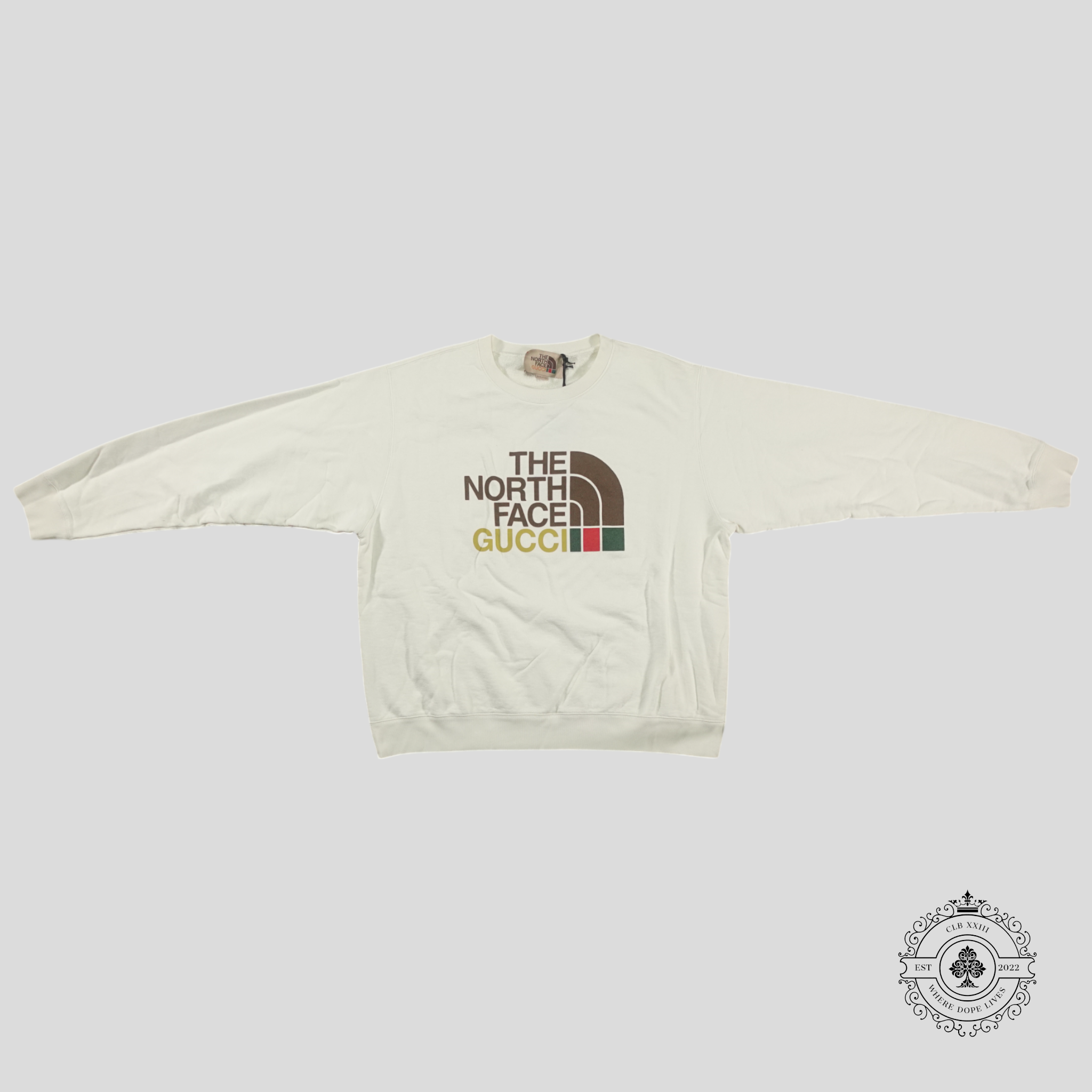 Crewneck Gucci X The North Face blanc