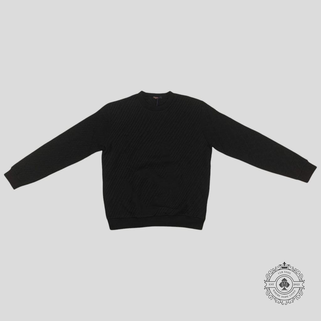 Louis Vuitton Crewneck à signatures multiples noir