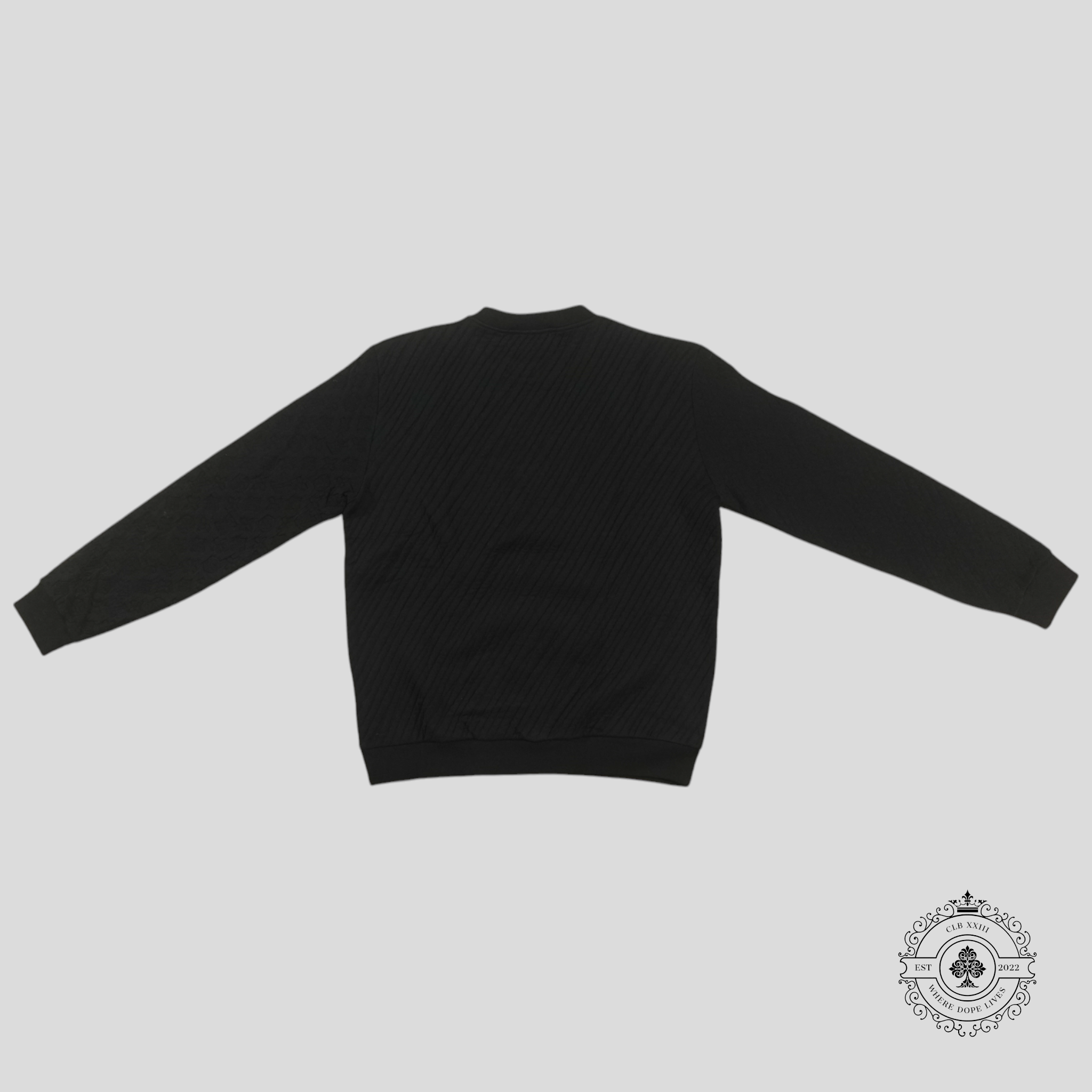 Louis Vuitton Crewneck à signatures multiples noir