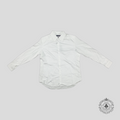Chemise boutonnée Louis Vuitton Monogram à manches longues, blanche