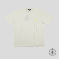 Pull en maille ras-du-cou à manches courtes Louis Vuitton Signature en blanc