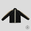 Veste de survêtement technique en jacquard GG et bande Web Gucci noire