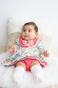 Ensemble bébé fille imprimé fleuri platine