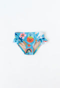 Bas de maillot à volants pour filles | Arcs-en-ciel et licornes